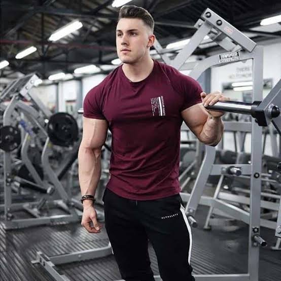Athlete in training apparel